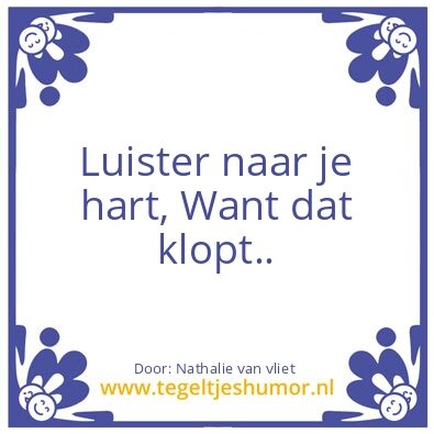 Tegeltje: Hart