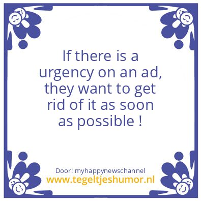 Tegeltje: me pointing it out !