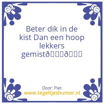 Tegeltje: Grappig