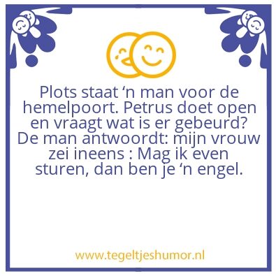 Tegeltje: Engel