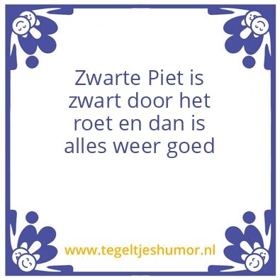 Tegeltje: Sinterklaas en piet