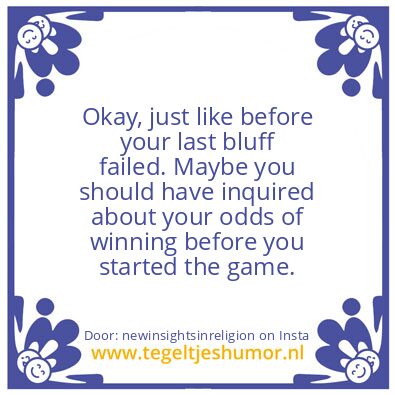 Tegeltje: just like before…