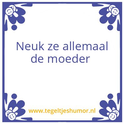 Tegeltje: Fck in aal