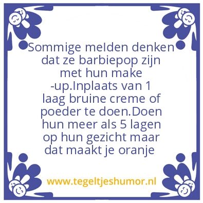 Tegeltje: BITCH