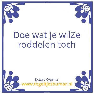 Tegeltje: Waarheid