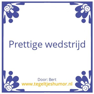 Tegeltje: Bert