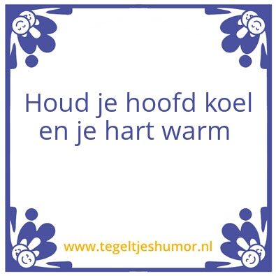 Tegeltje: Leiderschap en corona