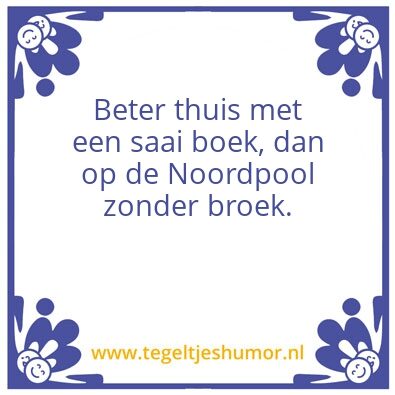 Tegeltje: Pech onderweg 1