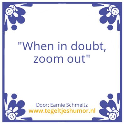 Tegeltje: Earnie Schmeitz