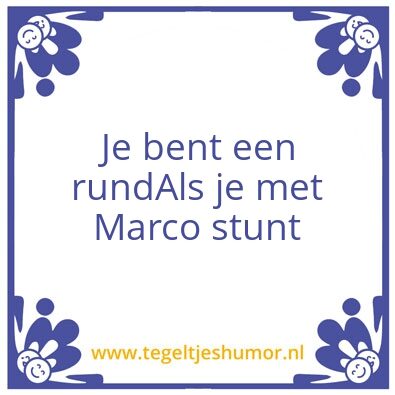 Tegeltje: pechvogel