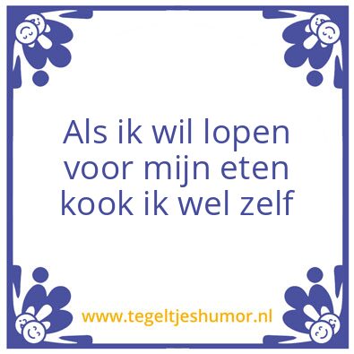 Tegeltje: Hallo