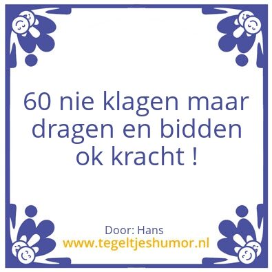 Tegeltje: Anita 60