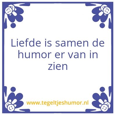 Tegeltje: Liefde is