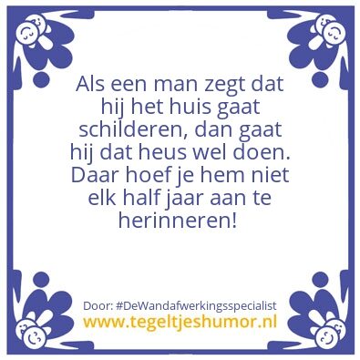 Tegeltje: Schilderen