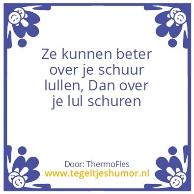 Tegeltje: De schuur