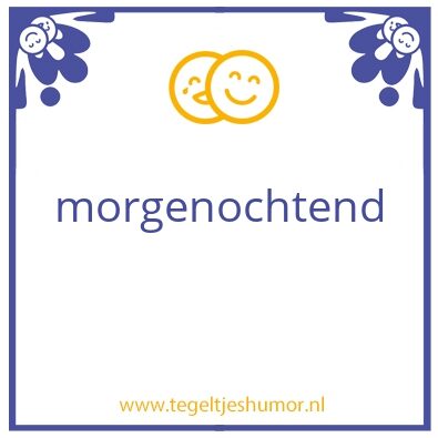 Tegeltje: test