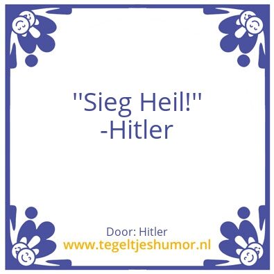 Tegeltje: Â¨Â¨