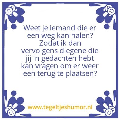 Tegeltje: Sjorren
