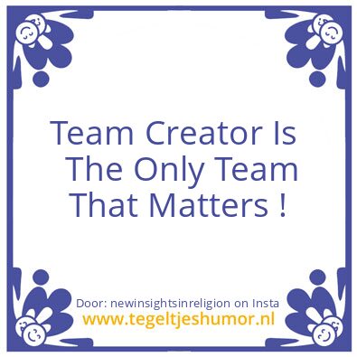 Tegeltje: the  truth