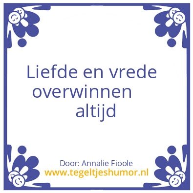 Tegeltje: Vooruitzicht