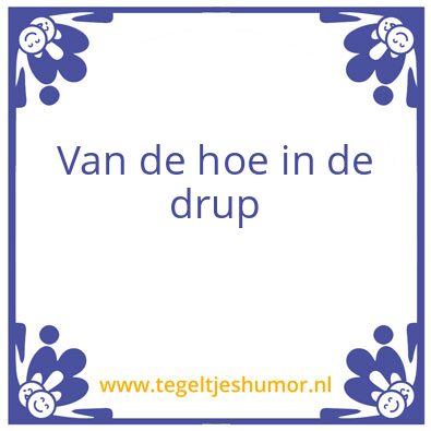 Tegeltje: Hoe