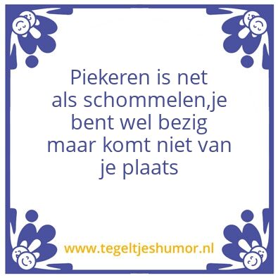 Tegeltje: 16/8