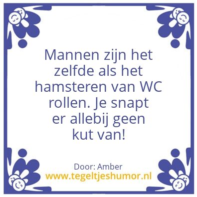 Tegeltje: Ambers wijsheid