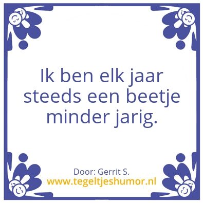 Tegeltje: Ik ben Gerrit.