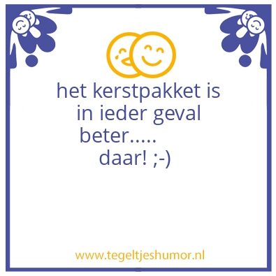 Tegeltje: grap
