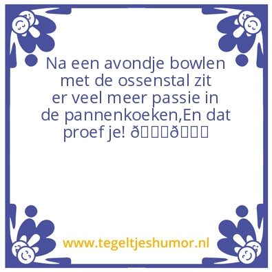 Tegeltje: Ossenstal