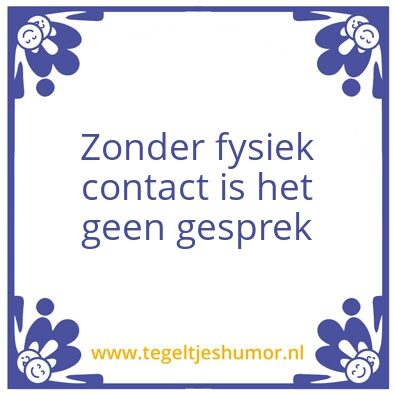 Tegeltje: Contact
