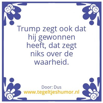 Tegeltje: De waarheid