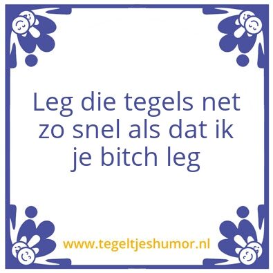 Tegeltje: Brammetje