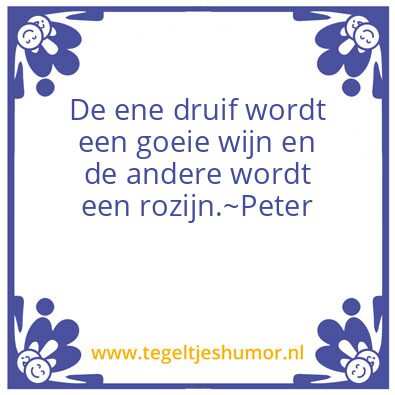 Tegeltje: Druif