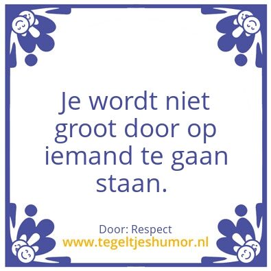 Tegeltje: Collegiaal