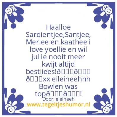 Tegeltje: schattjeesâ¤