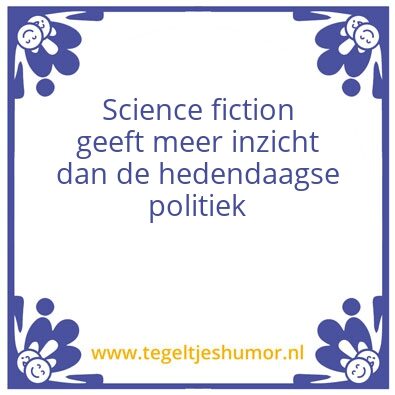 Tegeltje: Science fiction