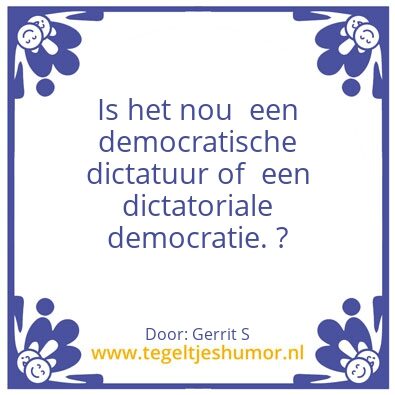 Tegeltje: Ik ben Gerrit