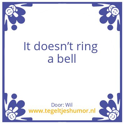 Tegeltje: Tea