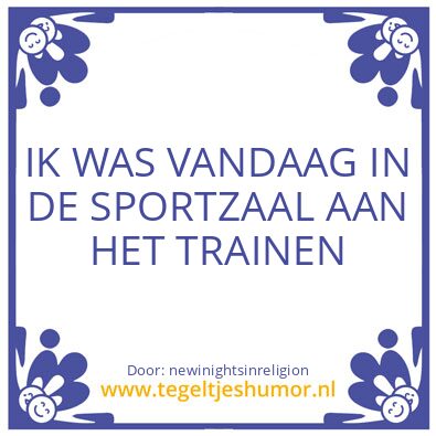 Tegeltje: Living in the moment
