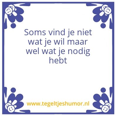 Tegeltje: Tegeltje