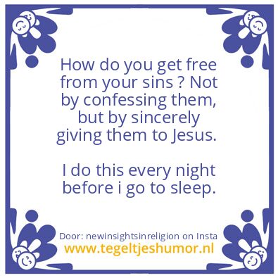 Tegeltje: Ask Jesus Christ.