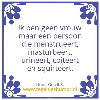 Tegeltje: Ik ben Gerrit.