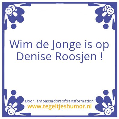 Tegeltje: The Key ?