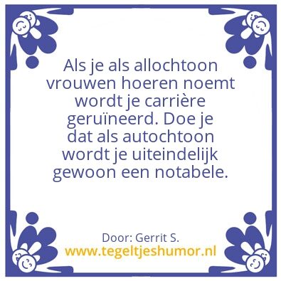 Tegeltje: Ik ben Gerrit.