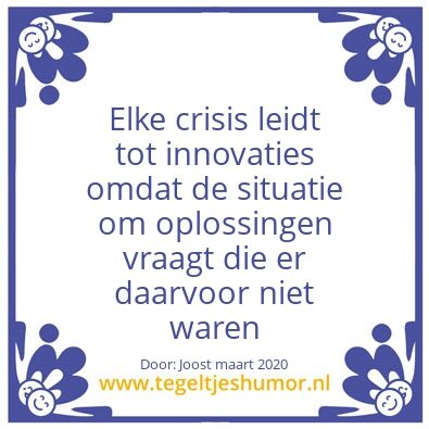 Tegeltje: Kansen zat!