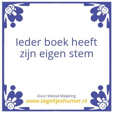 Tegeltje: Wessel