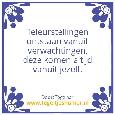 Tegeltje: Tegel