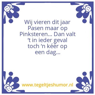 Tegeltje: Pasen