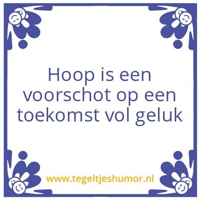 Tegeltje: voor  iedereen.
